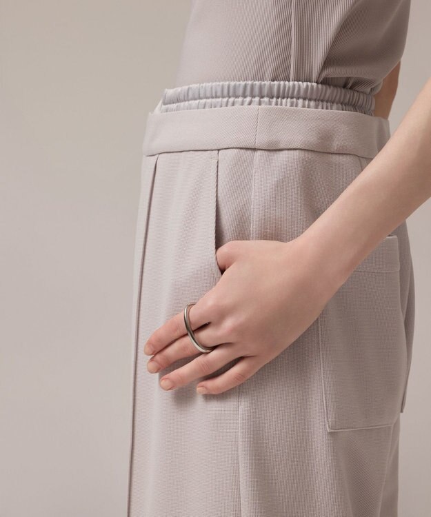 GRACE CONTINENTAL ワイドジャージパンツ グレー