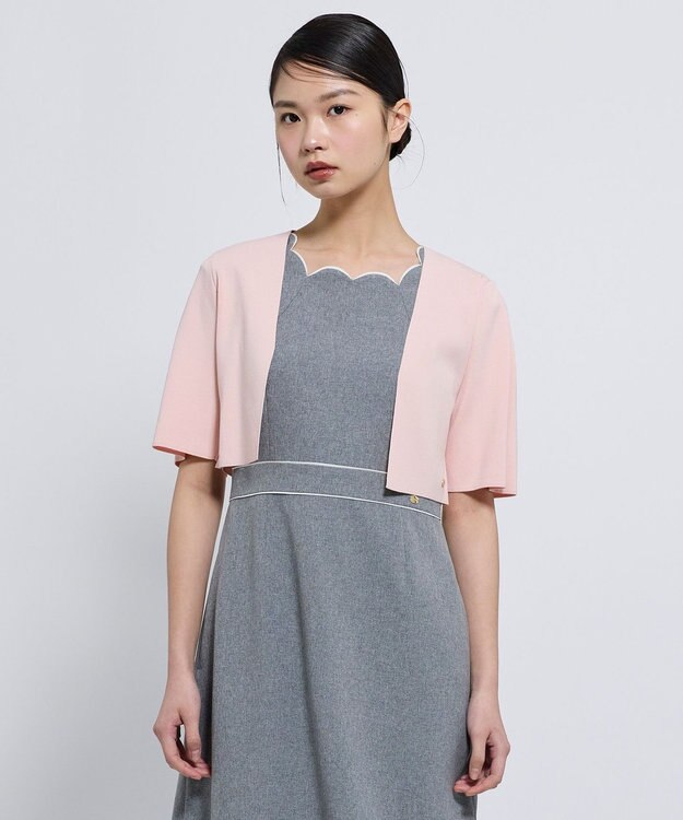 TOCCA 【松木育未さん着用】CREPE BOLERO ボレロ ピンク系