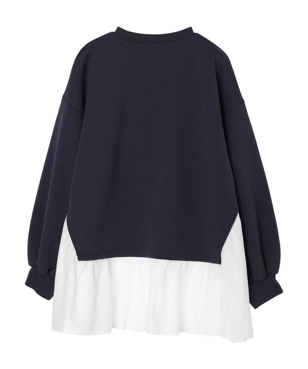 earth music&ecology ダンボールレイヤードチュニック Dark Gray