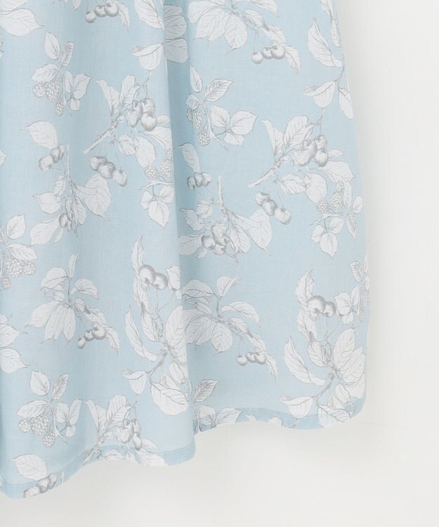 ANY 【手洗い可能】レトロギャザーワンピース サックス