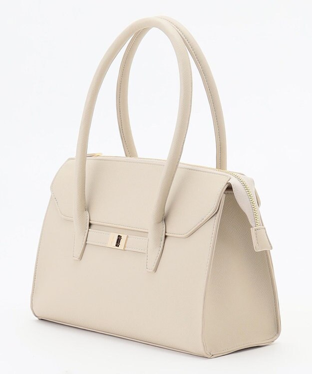 ANY SIS ダブルハンドルトート バッグ ライトベージュ