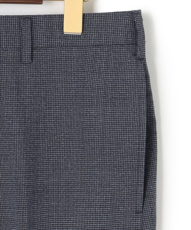 J.PRESS MEN 【J.PRESS BASIC】ペピンメリノコンフォート ストレッチムリネ ハウンドトゥース スラックス ブルー系8