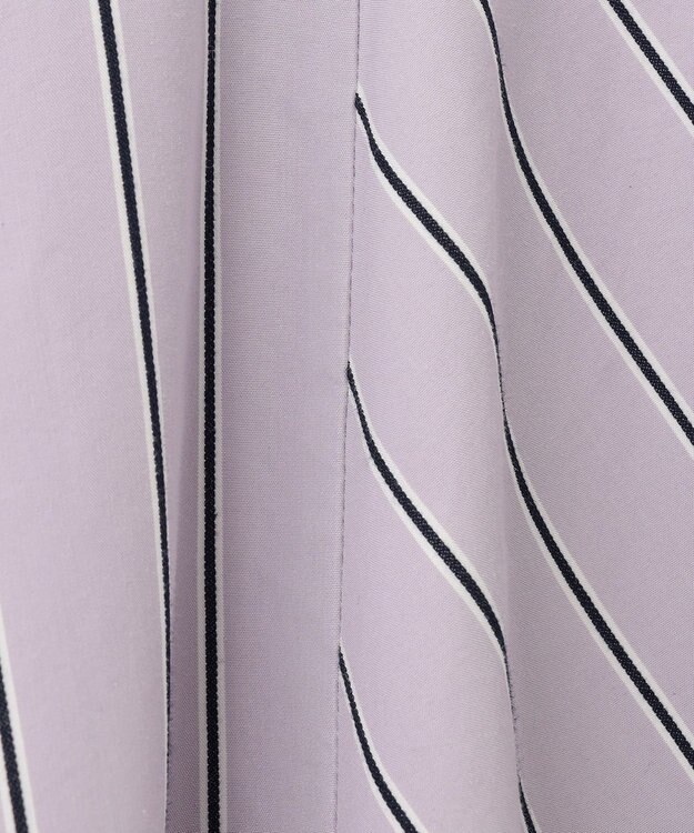 UNFILO ストライプスカート ライラック系1