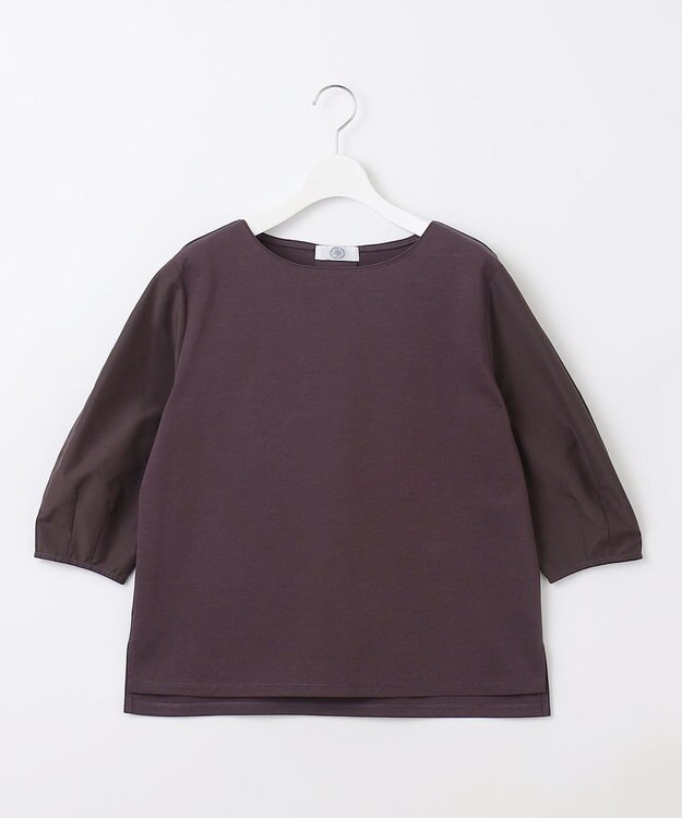 J.PRESS LADIES S TCポンチ ドッキング カットソー パープル系