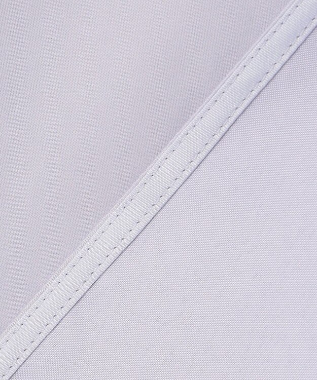 ICB 【洗える】 ルゼブフィブリルサテン シャツ ライラックグレー系