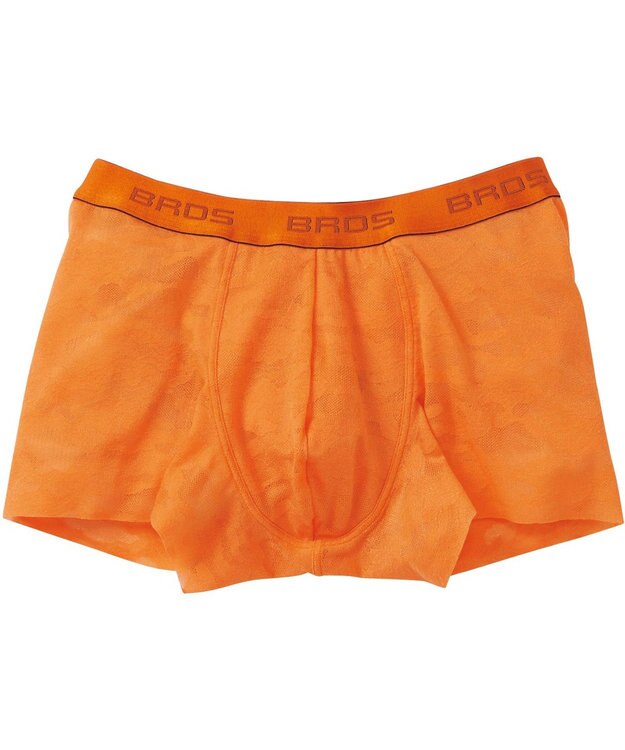 WACOAL MEN ボクサーパンツ 「レースボクサー」 通気性 フロント快適グラマラス 前閉じ GT3340 /ブロス バイ ワコールメン オレンジ