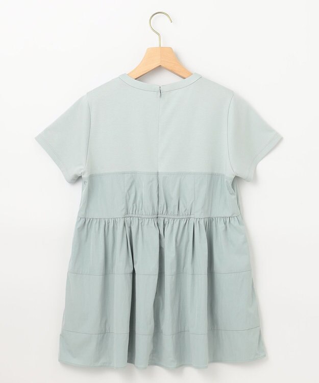 組曲 L 【接触冷感】ビスチェレイヤードTシャツ クリームミント系