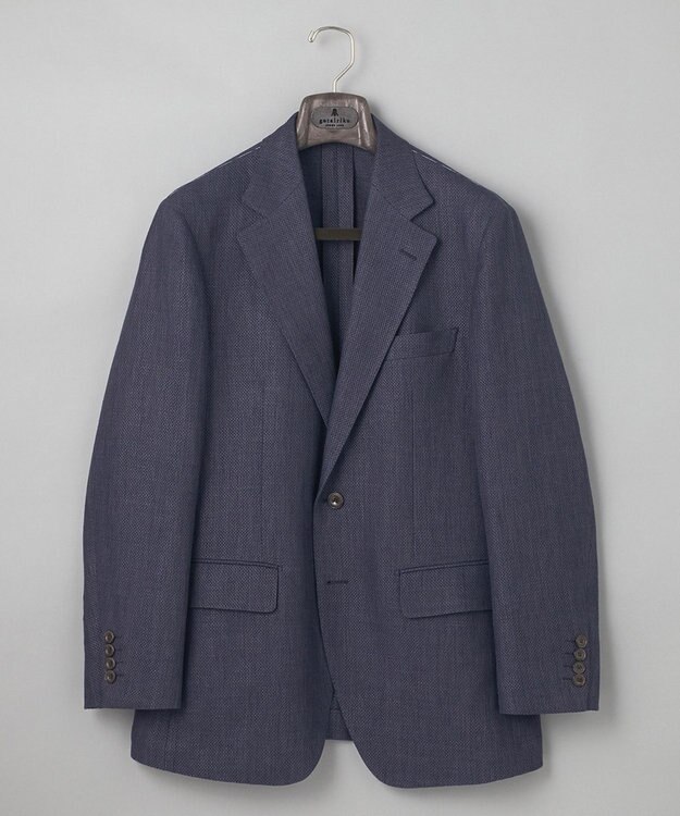 GOTAIRIKU 【DORMEUIL】ドーメル HEXAGON リネン ジャケット_ネイビー ネイビー系8