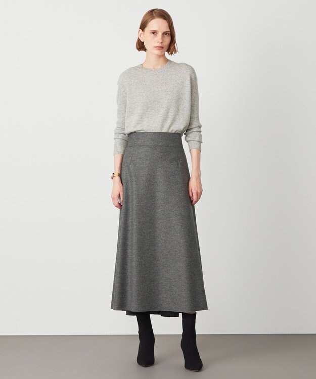 BEIGE， 【S-size】CORBY / フレアスカート C Gray