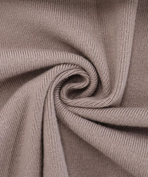 Tiaclasse 【洗える】ビジューニットカーディガン モカ