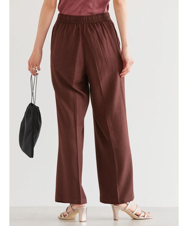 AMERICAN HOLIC リネンブレンドワイドイージーパンツ Brown