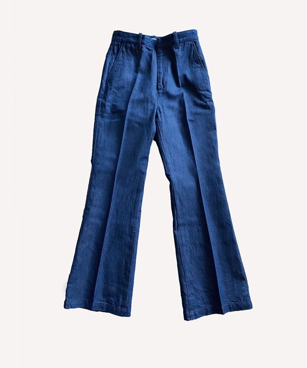 woadblue ＜坪田あさみさんコラボ＞LOTUS ロータス デニムパンツ ROYALBLUE