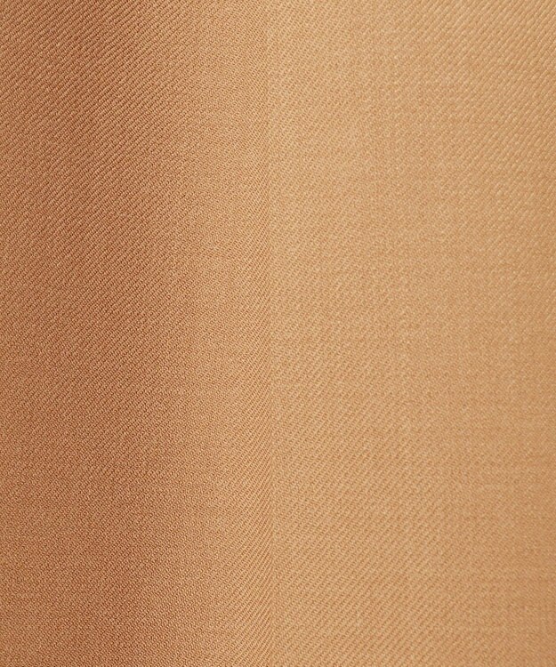 23区 S 【滝沢眞規子さん着用/CanCam11月号掲載】ナチュラルストレッチサキソニー タック ワイド パンツ キャメル系