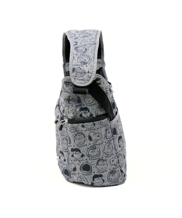 PET PARADISE スヌーピー スリング キャリーバッグ 《フェイス柄》 M 小型犬 グレー