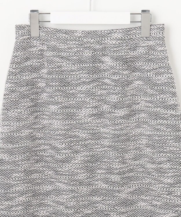 自由区 カラミツイード スカート ライトグレー系