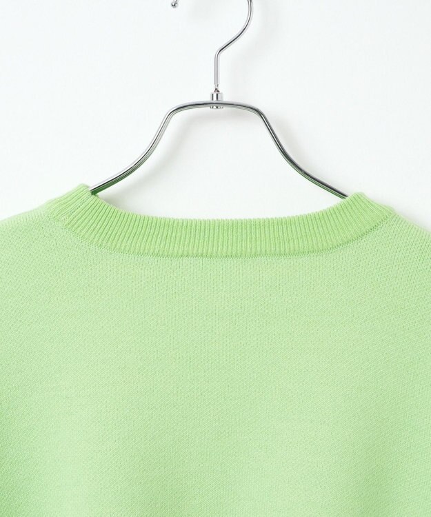 WEGO ウェーブロゴジャガードニットプルオーバー グリーン