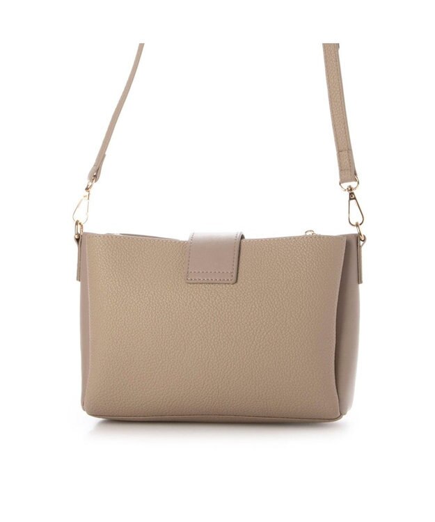 UNBILLION カシュカシュ cachecache / 横型3つ口ショルダーバッグ ベージュ