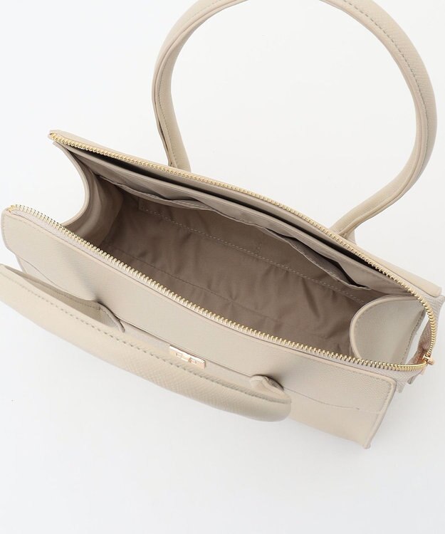 ANY SIS ダブルハンドルトート バッグ ライトベージュ