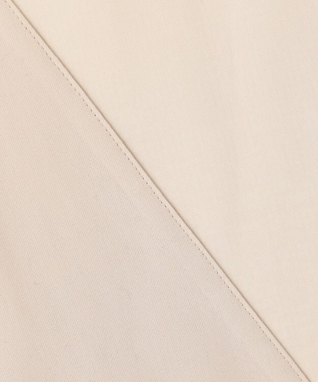 23区 【先行予約】ライトシアーマットクロス ノーカラー ジレ ベージュ系