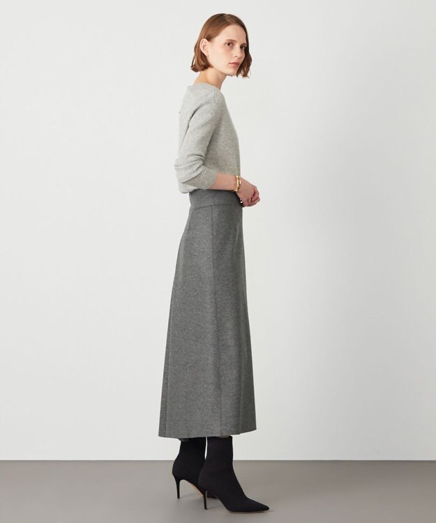 BEIGE， 【S-size】CORBY / フレアスカート C Gray