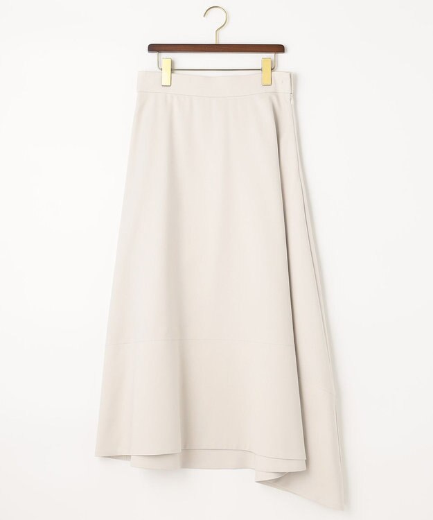 自由区 【Class Lounge】Ｗクロス スカート ベージュ系