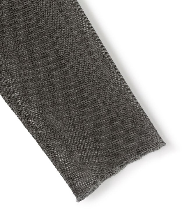 23区 S 【SLOW/一部店舗限定】ブラッシュドチュール メッシュベロア カットソー グレー系