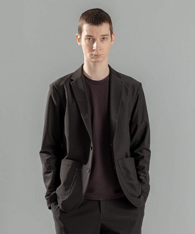 JOSEPH HOMME ＜新色追加＞新素材【抜群の通気性/360度ストレッチ】エアトールストレッチ パッチポケットジャケット ダークブラウン系