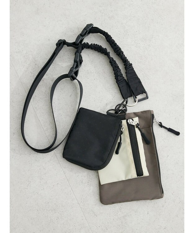 Green Parks ・マルチ３Ｐポーチショルダー Gray