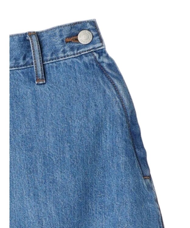 CRAFT STANDARD BOUTIQUE Ａライン４ＷＡＹデニムスカート Light Indigo