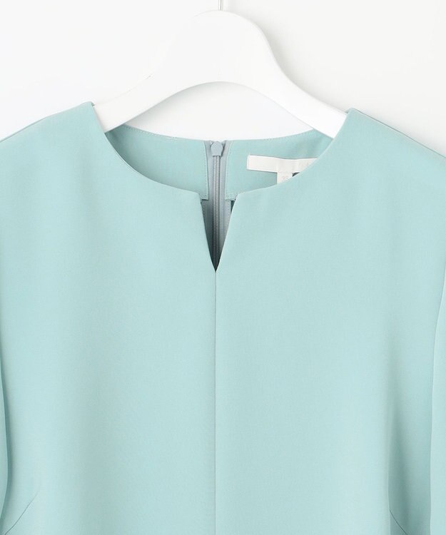 自由区 L 【セットアップ対応・洗える】トリアセダブルクロス ブラウス メンソール系