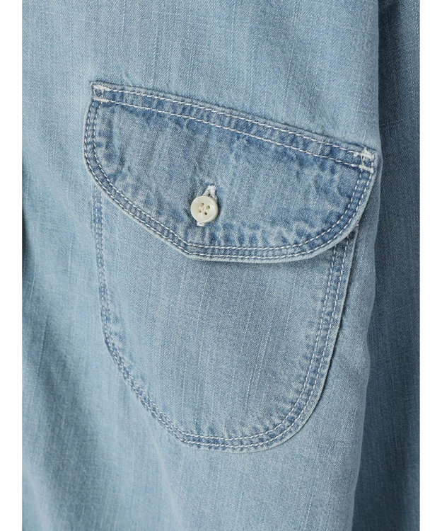 AMERICAN HOLIC Ｗポケットデニムシャツ Indigo