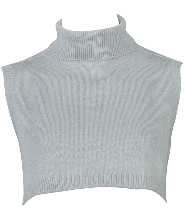 WACOAL ネックウォーマー 重ね着風 シンプルなデザイン レディース ZHK089 /ワコール グレー