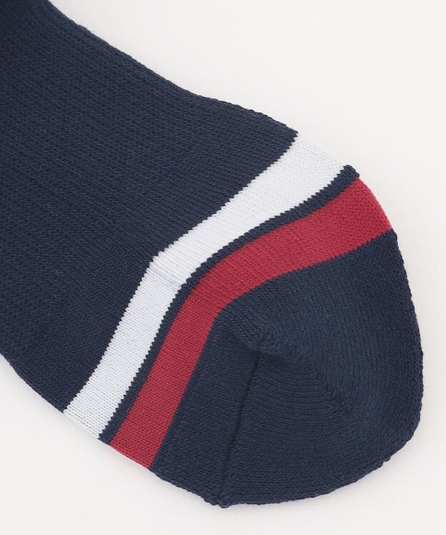 23区GOLF 【WOMEN】【日本製】ロゴレギュラー ソックス ネイビー系