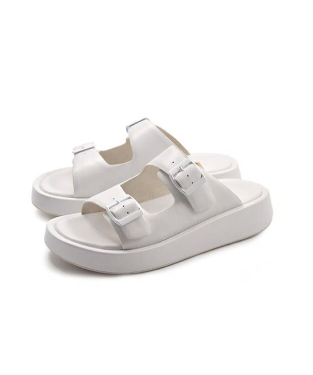 APOM プラットフォームサンダル35 ホワイト