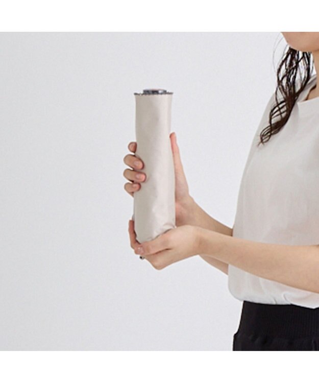 MOONBAT 晴雨兼用日傘 折りたたみ傘 シングルピコ／遮光 遮熱 UV ベージュ