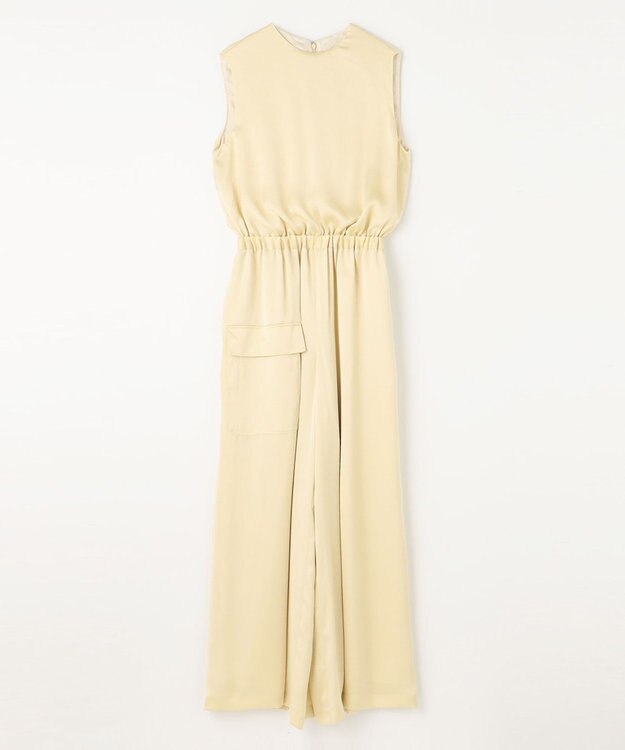 NAVE 【Nave・洗える】ヴィンテージサテン オールインワン ライトイエロー系