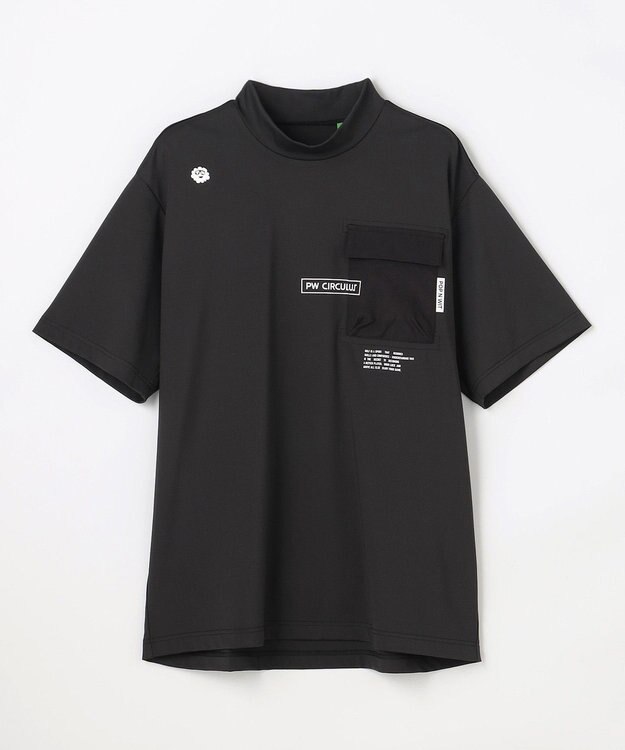 PW CIRCULUS 【MEN】ポケットモックネック ゴルフ ブラック系