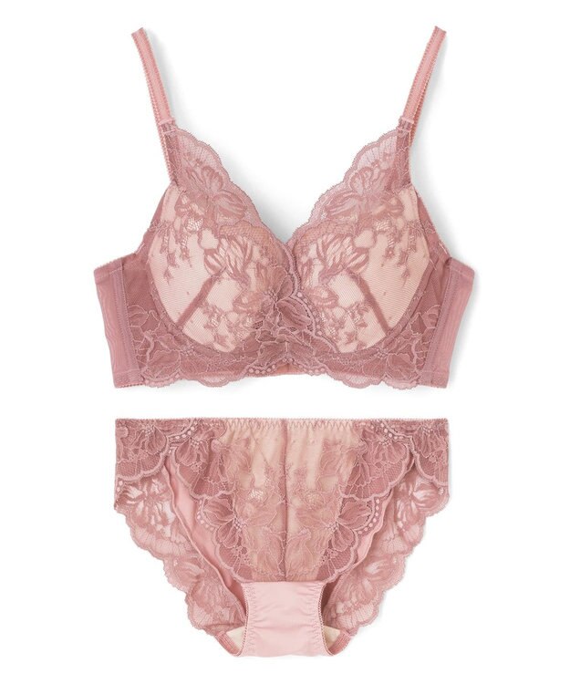 San-ai Resort（三愛水着楽園） 【新レース】カシュクール脇高ブラセット 【northerly】 アッシュローズ