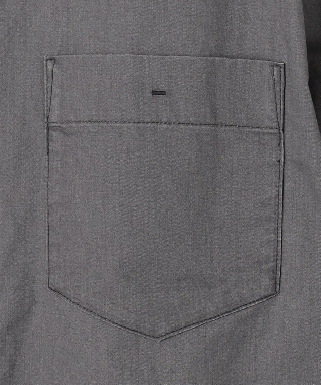 J.PRESS YORK STREET 【WOMEN】ソフトコットン オーバー シャツ グレー系