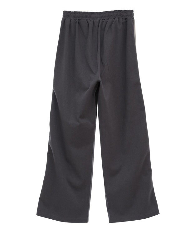 Green Parks サイドラインセンターシム入りスウェットパンツ Charcoal Gray