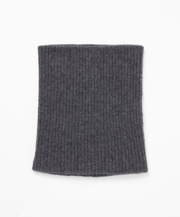 TOQUE 〈大草直子さんアドバイザー〉ベビーアルパカ×ウール縮絨ニットネックウォーマー チャコール