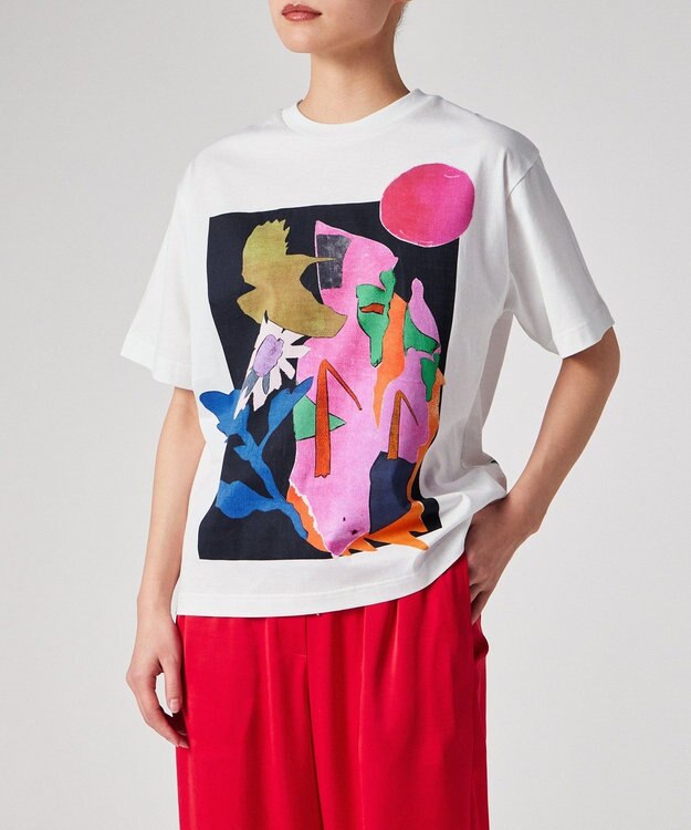 Paul Smith River Collage 半袖Tシャツ ホワイト
