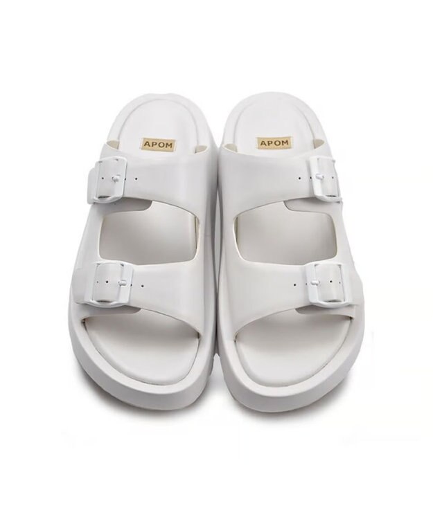 APOM プラットフォームサンダル35 ホワイト