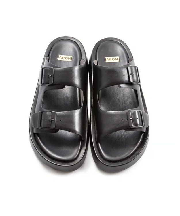 APOM プラットフォームサンダル35 ブラック