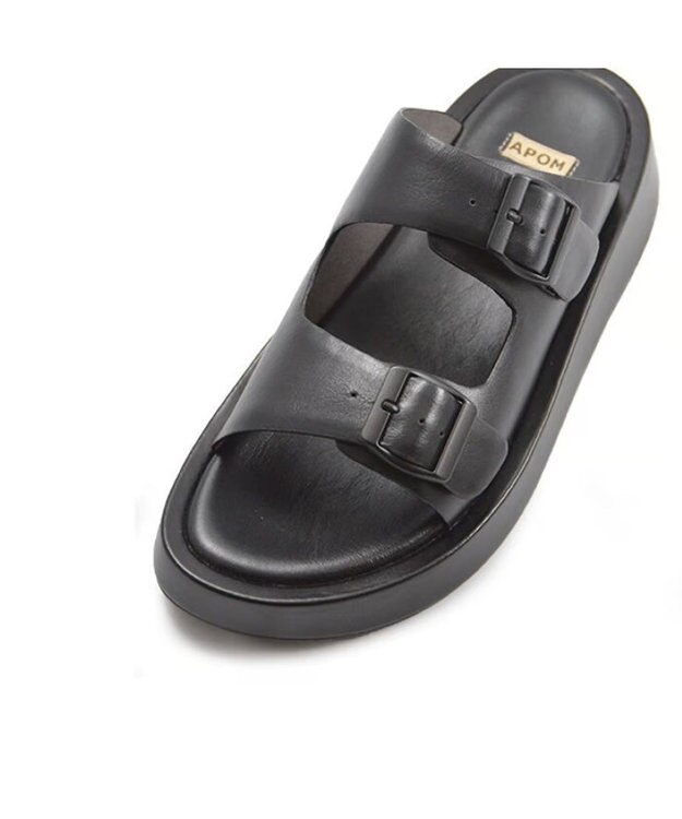 APOM プラットフォームサンダル35 ブラック