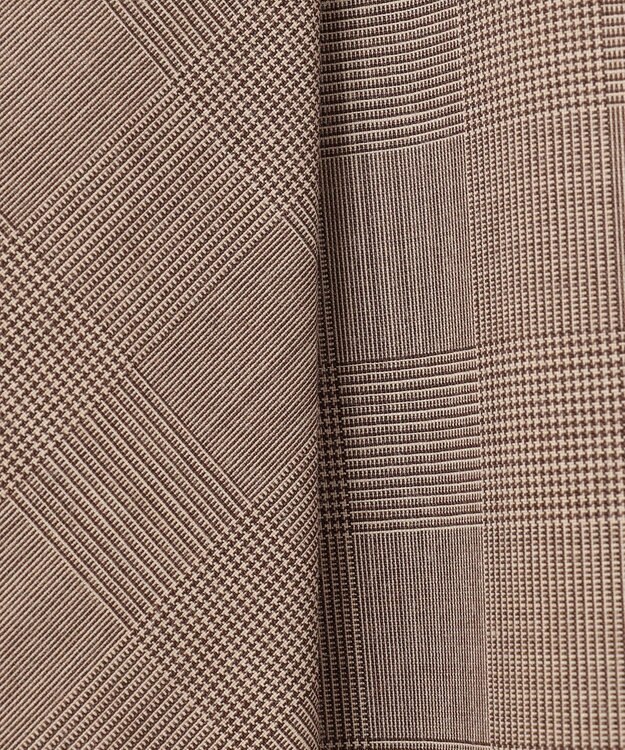 J.PRESS LADIES T/R/Wグレンチェック スカート ブラウン系3