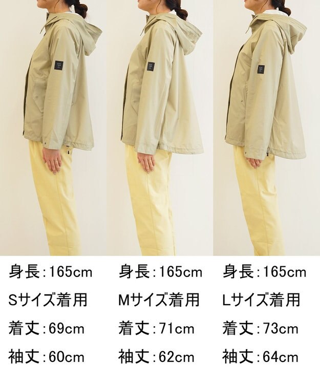 F/ACSION YUZEN 全天候型マウンテンパーカー BEIGE