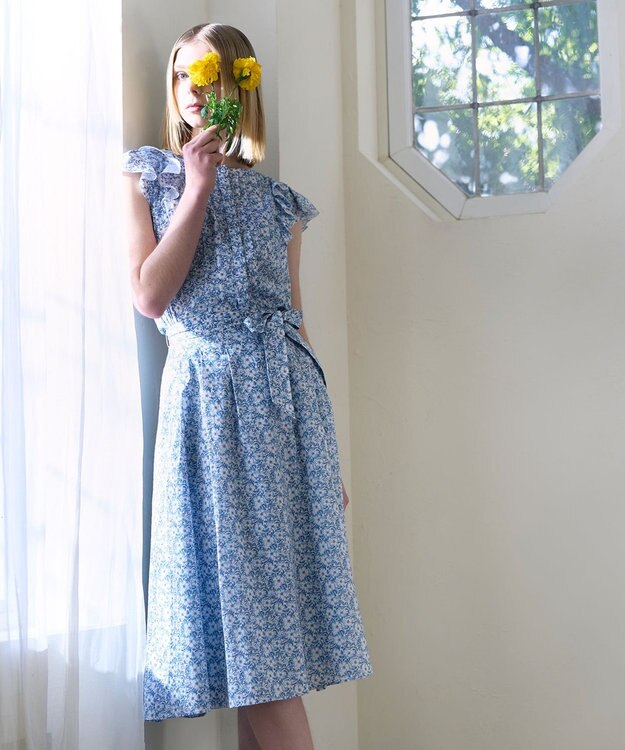 TOCCA 【LIBERTY社オリジナル素材】【洗える！】FLORAL STORY ブラウス ブルー系5