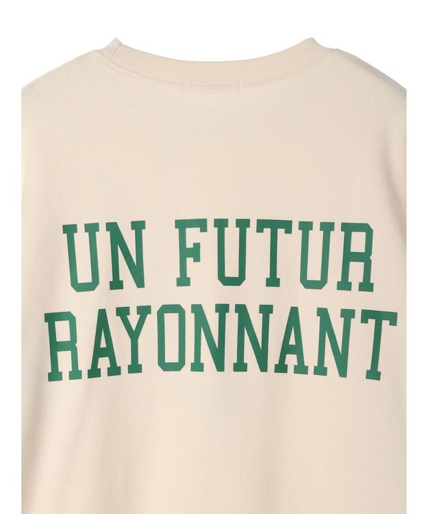 Green Parks バックロゴプリントスウェット Off White