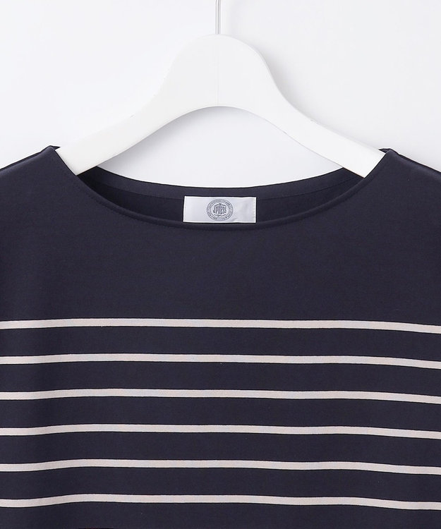 J.PRESS LADIES バスクボーダー カットソー ネイビー系1